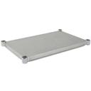 John Boos 18 Gauge Galvanized Lower Shelf for Dishtable, 108 inch Length.