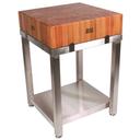 John Boos Cucina Laforza Cherry Top Cream Finish Butcher Block, 24 x 24 x 6 inch.