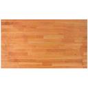 John Boos Varnique Finish Blended Cherry Butcher Block Kitchen Counter Top, 109 x 25 x 1 1/2 inch.