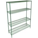 John Boos Green Epoxy Wire Shelf, 14 inch Width x 24 inch Length.