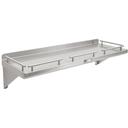 John Boos 18/8 Stainless Cucina Mensola Grande Galley Rail Shelf without Pot Rack Bar, 36 x 12 inch.