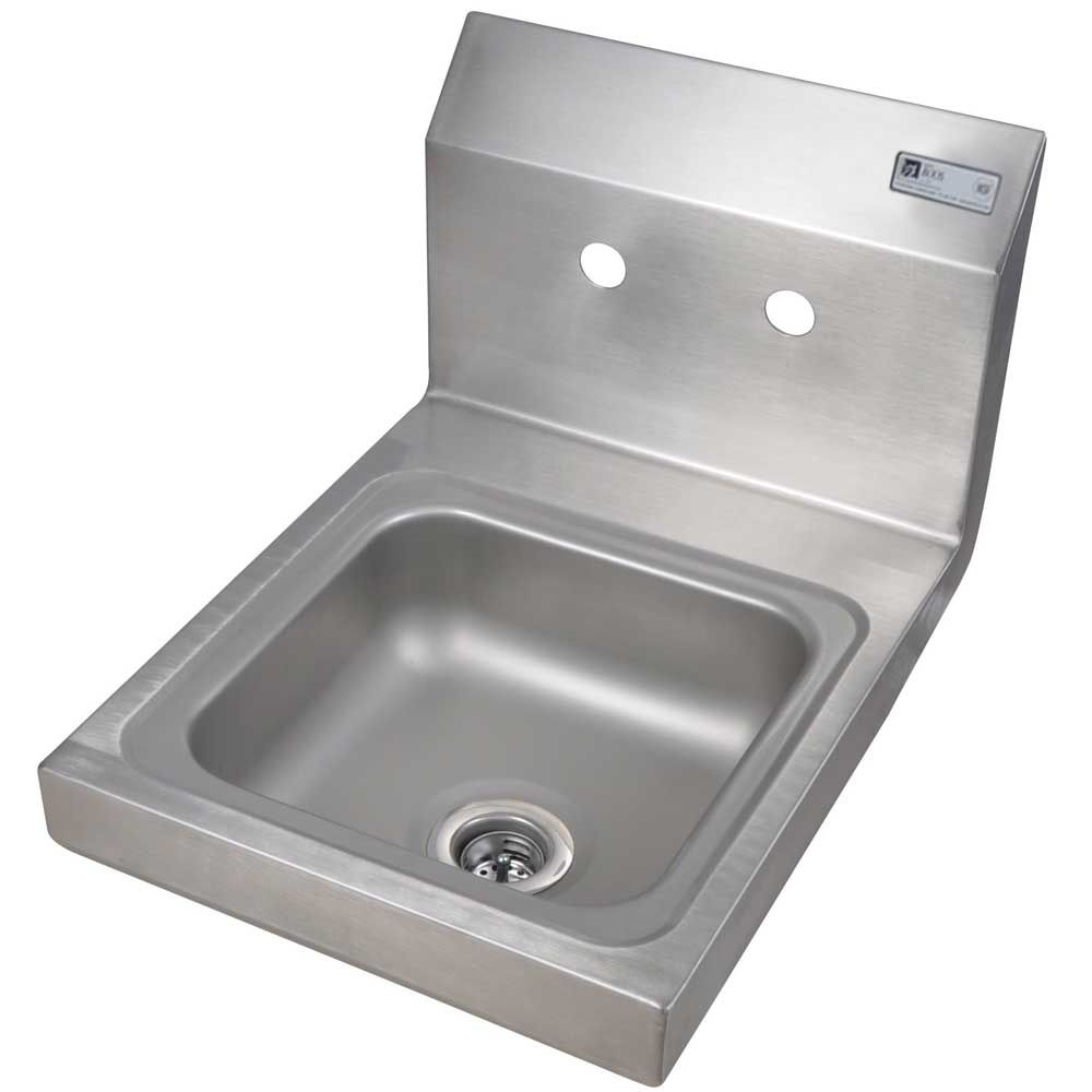 John Boos Stainless Steel Wall Mount Space Saver Hand Sink, 9 X 9 X 5 Inch