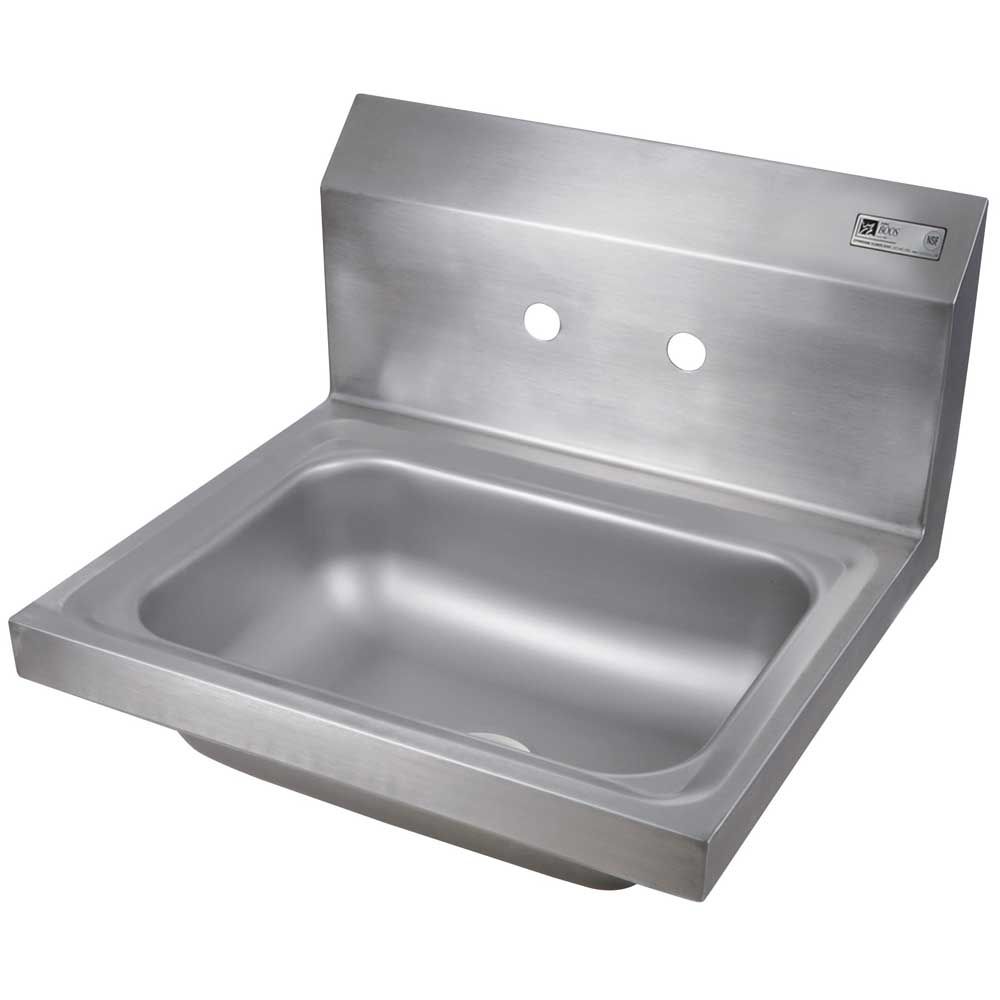 John Boos Stainless Steel Wall Mount Hand Sink, 14 X 10 X 5 Inch