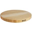 John Boos Maple Round Reversible Cutting Board, 18 x 18 x 1.5 inch.