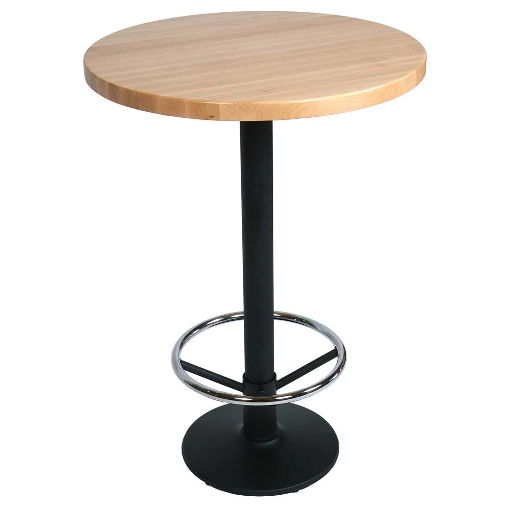 John Boos Tuff Var Finish Maple Round Butcher Block Top, 24 x 24 x 1.5 inch.