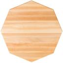 John Boos Tuff Var Finish Hard Maple Octagonal Butcher Block Top, 48 x 48 x 1.75 inch.