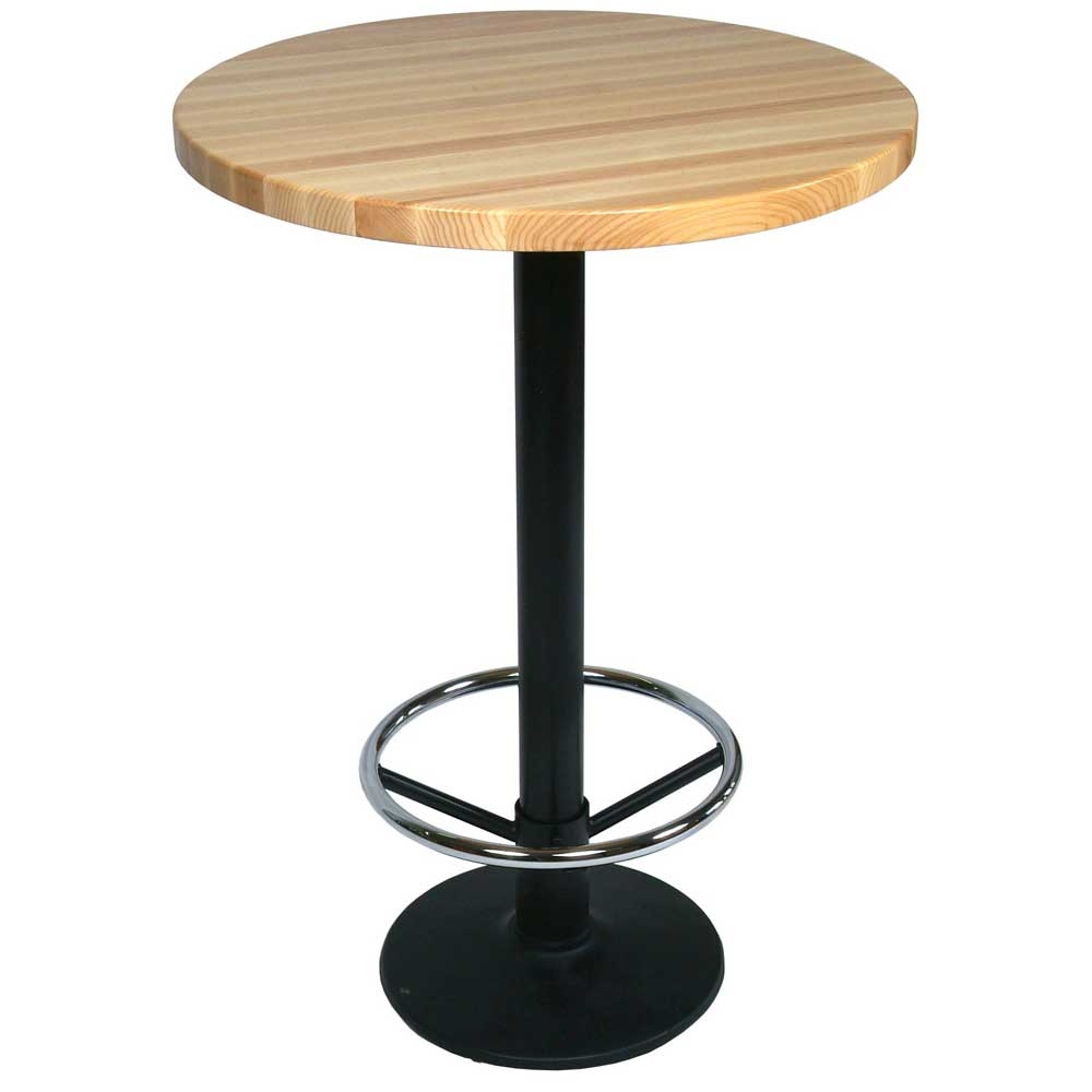 John Boos Tuff Var Finish Round Red Oak Butcher Block Top, 24 x 24 x 1.5 inch.