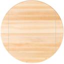John Boos Tuff Var Finish Four Corner Drop Leaf Soft Maple Butcher Block Top, 52 inch Dia.