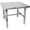 John Boos Galvanized Base and Bracing Flat Top Machine Stand, 24 x 20 inch.