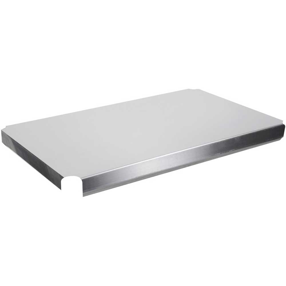 John Boos Additional Intermediate 16 Gauge Stainless Steel Adjustable Lower Shelf, 108 x 36 inch.