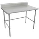 John Boos 16 Gauge Stainless Steel Base and Bracing Work Table, 120 x 24 inch.