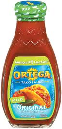 Ortega Taco Sauce Mild 12 Case 8 Ounce