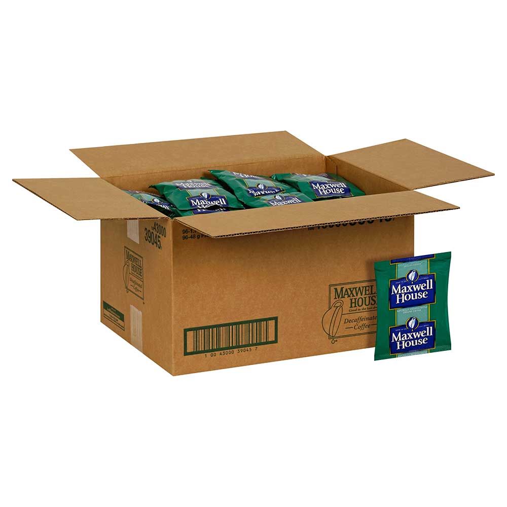 Maxwell House Decaffeinated Super High Yield Coffee, 1.7 Ounce -- 96 Per Case