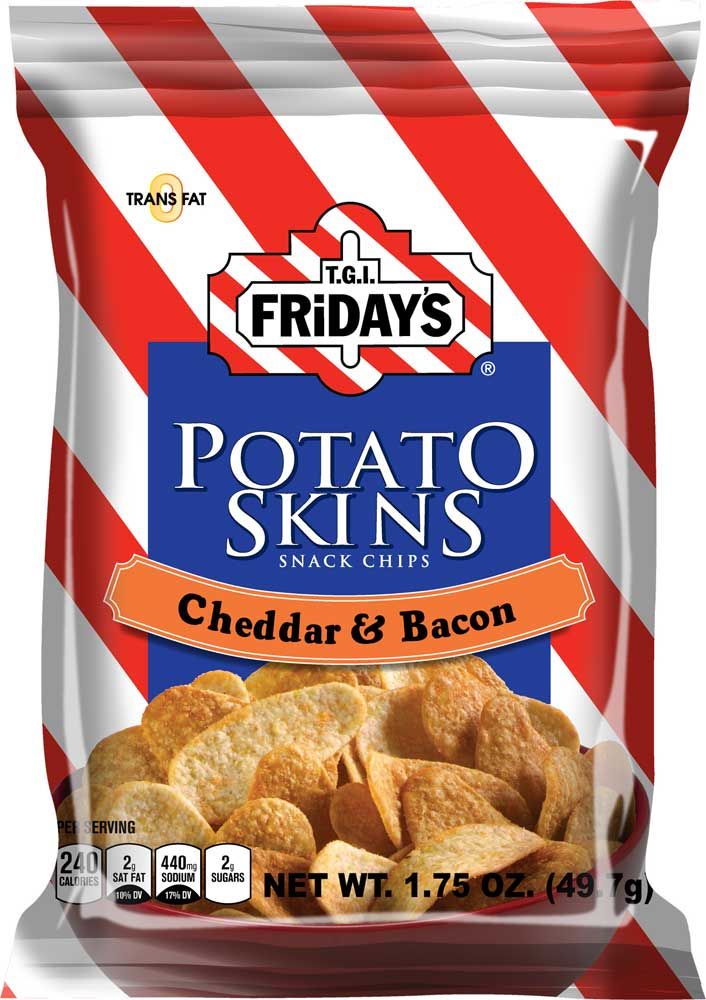 Tgi Fridays Cheddar And Bacon Potato Skins, 1.75 Ounce -- 55 Per Case
