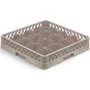Traex Beige 16 Compartment Full Size Cup Rack with Extenders -- 2 per case.