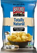 Boulder Canyon Sea Salt Kettle Cooked Potato Chips - 1.5 oz. bag, 55 per case