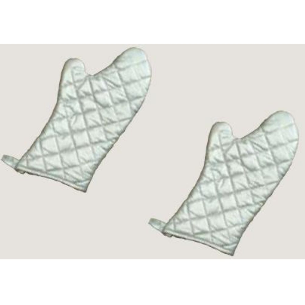 Ritz Silver Forearm Length Non Stick Silicone Oven Mitt, 13 inch -- 12 pairs per case.