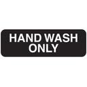 Vollrath Handwash Only Contemporary Sign.