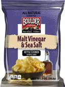 Boulder Canyon Sea Salt and Cracked Pepper Kettle Cooked Potato Chips - 2 oz. bag, 8 per case