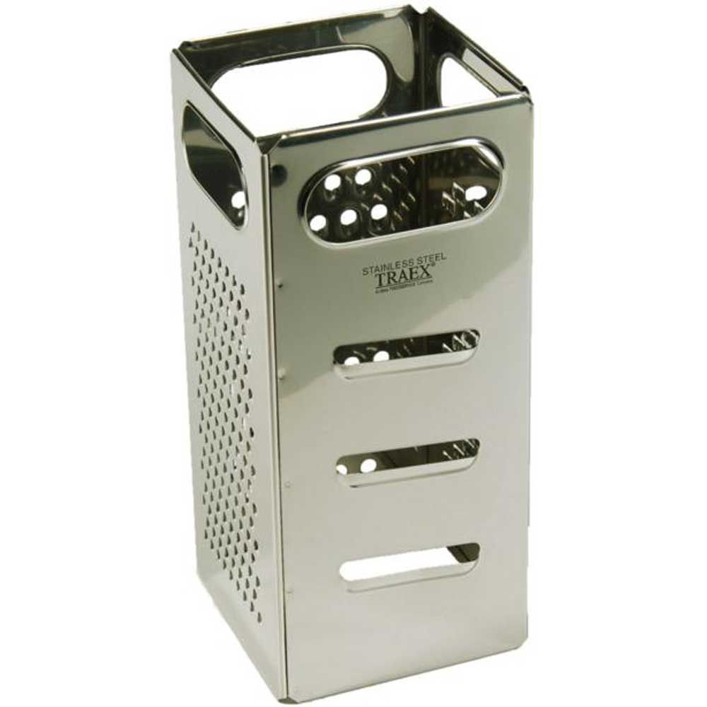 Traex Dripcut Heavy Duty Stainless Steel 4 Sided Grater -- 6 Per Case