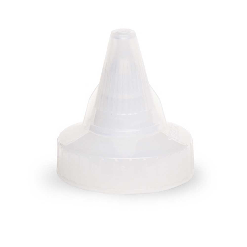 Traex Clear Replacement Cap for Squeeze Dispenser -- 12 per case.