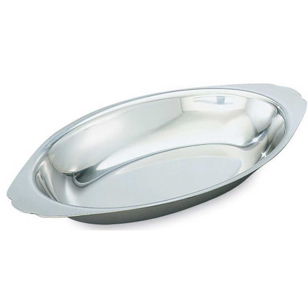Vollrath Stainless Steel Au Gratin Oval Dish -- 12 Per Case