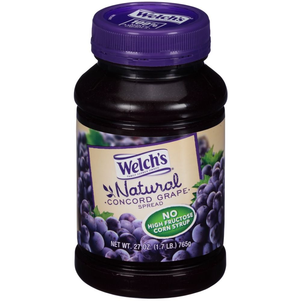 Welchs Natural Concord Grape Spread, 27 Ounce -- 12 per case.