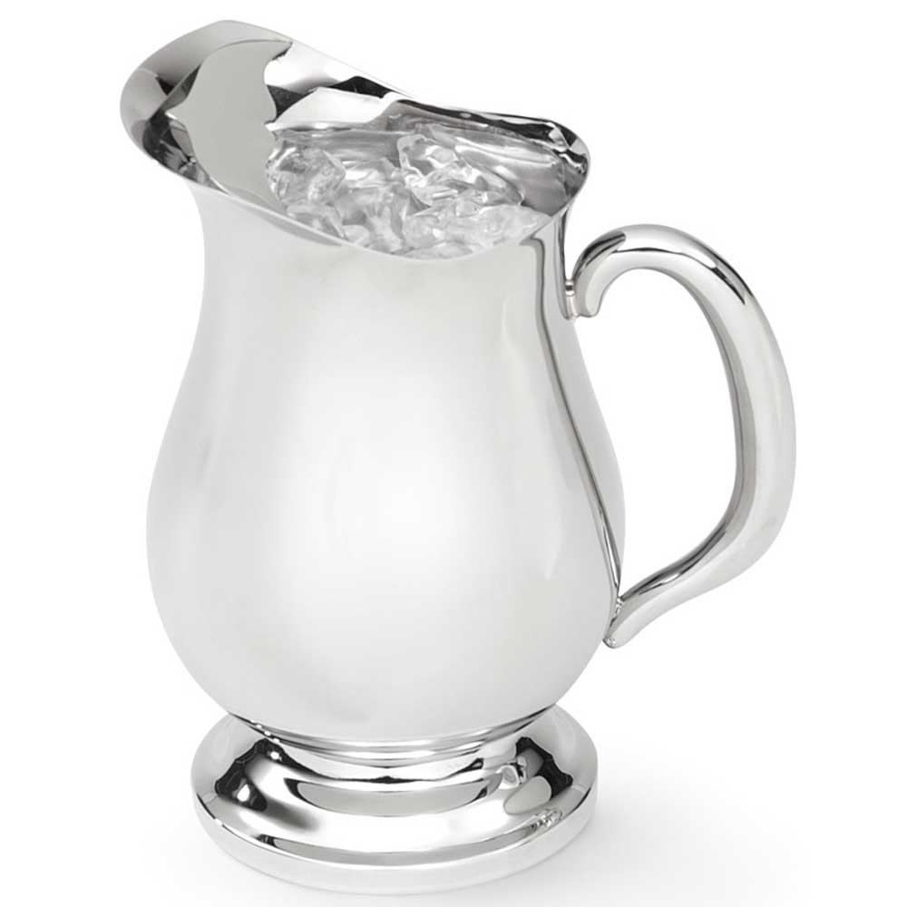 Vollrath Stainless Steel Water Pitcher, 1.8 Liter.