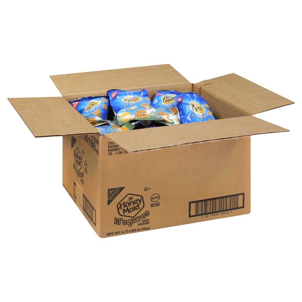 Nabisco Honey Maid Little Squares Graham Cracker, 1.06 Ounce -- 72 per case.