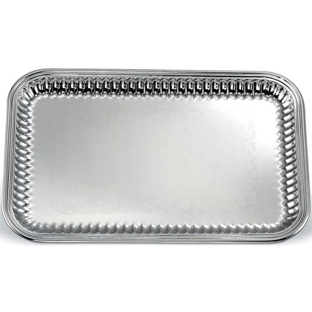 Vollrath Esquire Rectangular Medium Fluted Tray -- 3 Per Case