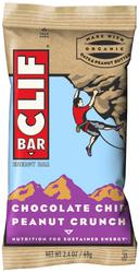 Clif Chocolate Chip Peanut Crunch Snack Bar, 2.4 Ounce -- 192 per case.