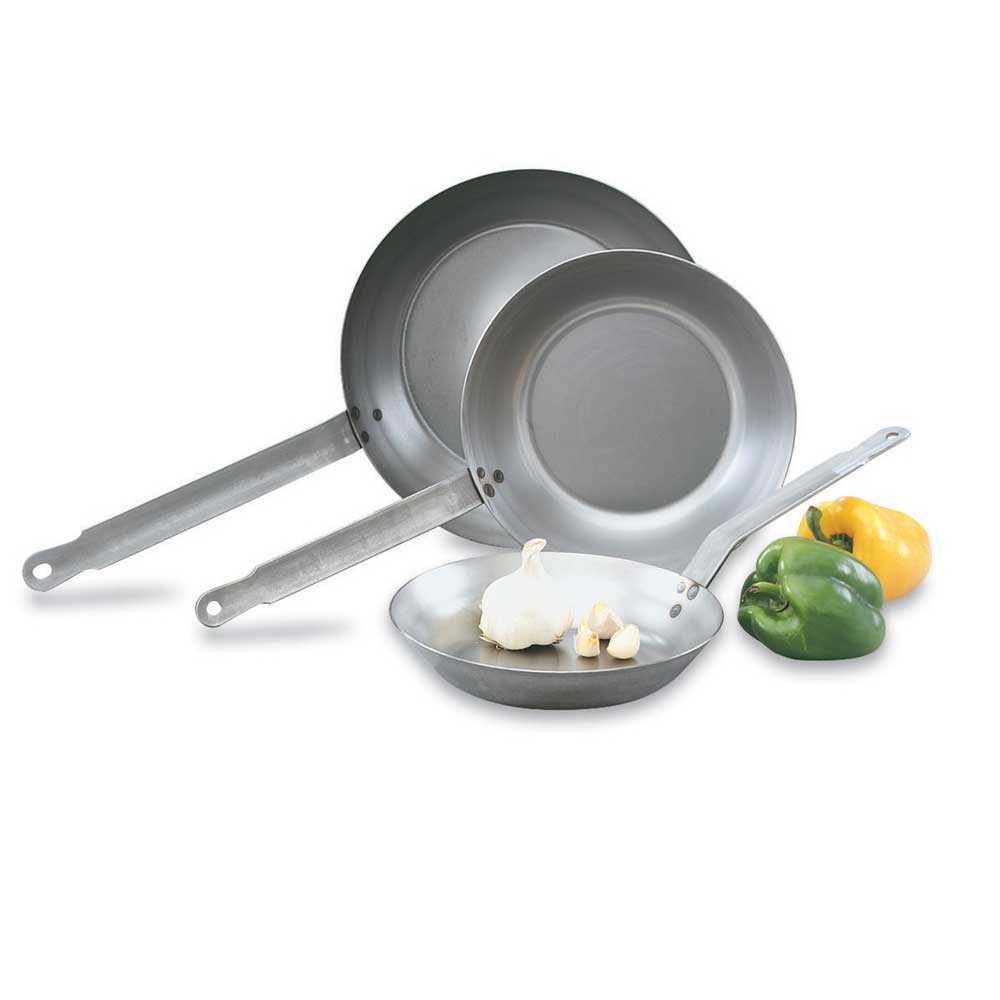 Vollrath French Style Carbon Steel Fry Pan, 12 1/8 inch -- 6 per case.