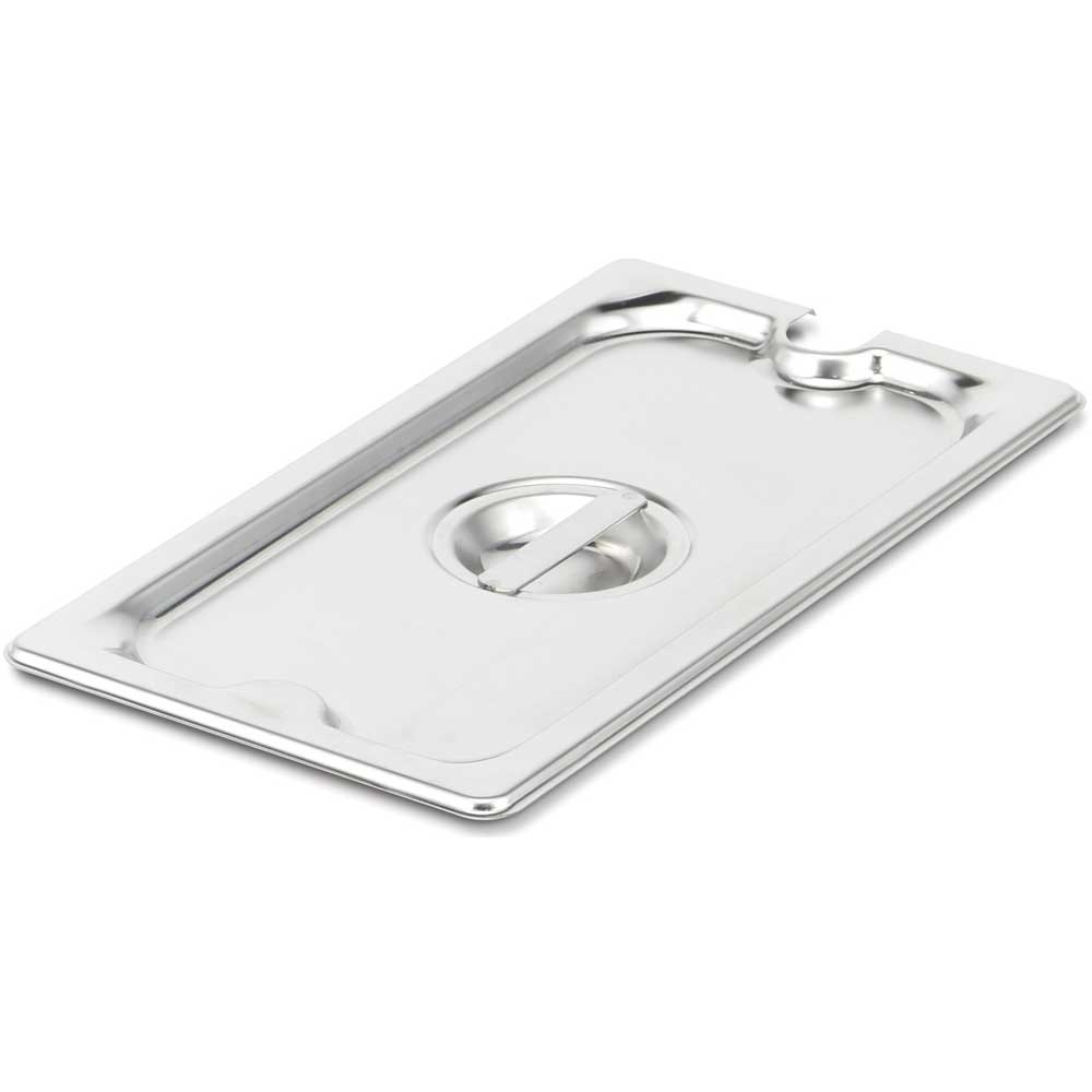 Vollrath Slotted Cover for One Ninth Size Stainless Steel Pans -- 6 per case.