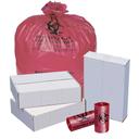 Pitt Plastics Red Perforated High Density Isolation Can Liner 24 X 24 -- 1000 per case.