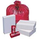 Pitt Plastics Red Perforated Low Density Isolation Can Liner 40 X 47 -- 100 per case.