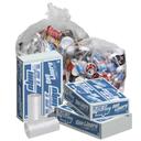 Pitt Plastics 38 x 58 Clear Perforated Can Liner Roll -- 100 per case.