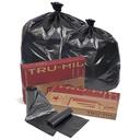Pitt Plastics Linear Low 33x39 Black Perforated Coreless Roll Can Liner -- 125 per case.