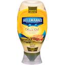 Hellmanns Mayonnaise Dressing with Olive Oil, 20 Fluid Ounce -- 12 per case.