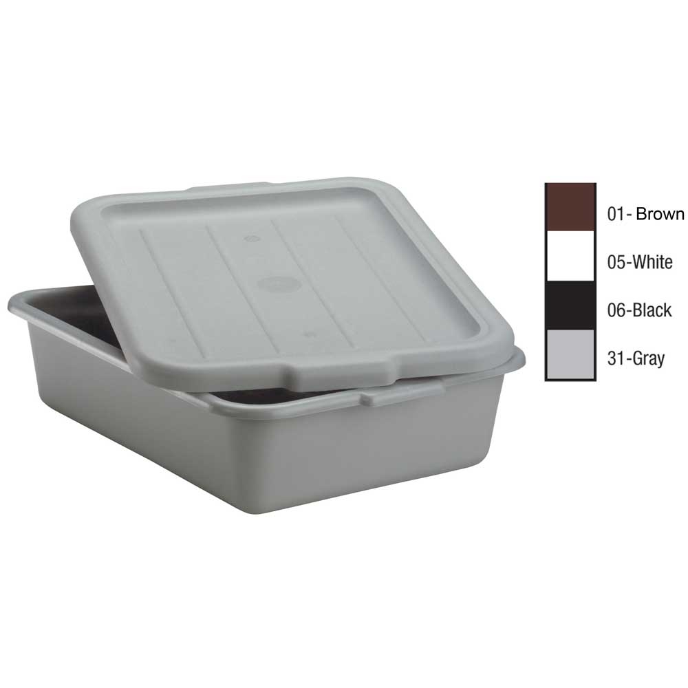 Vollrath Black Dish Box Cover, 20 x 15 inch -- 12 per case.