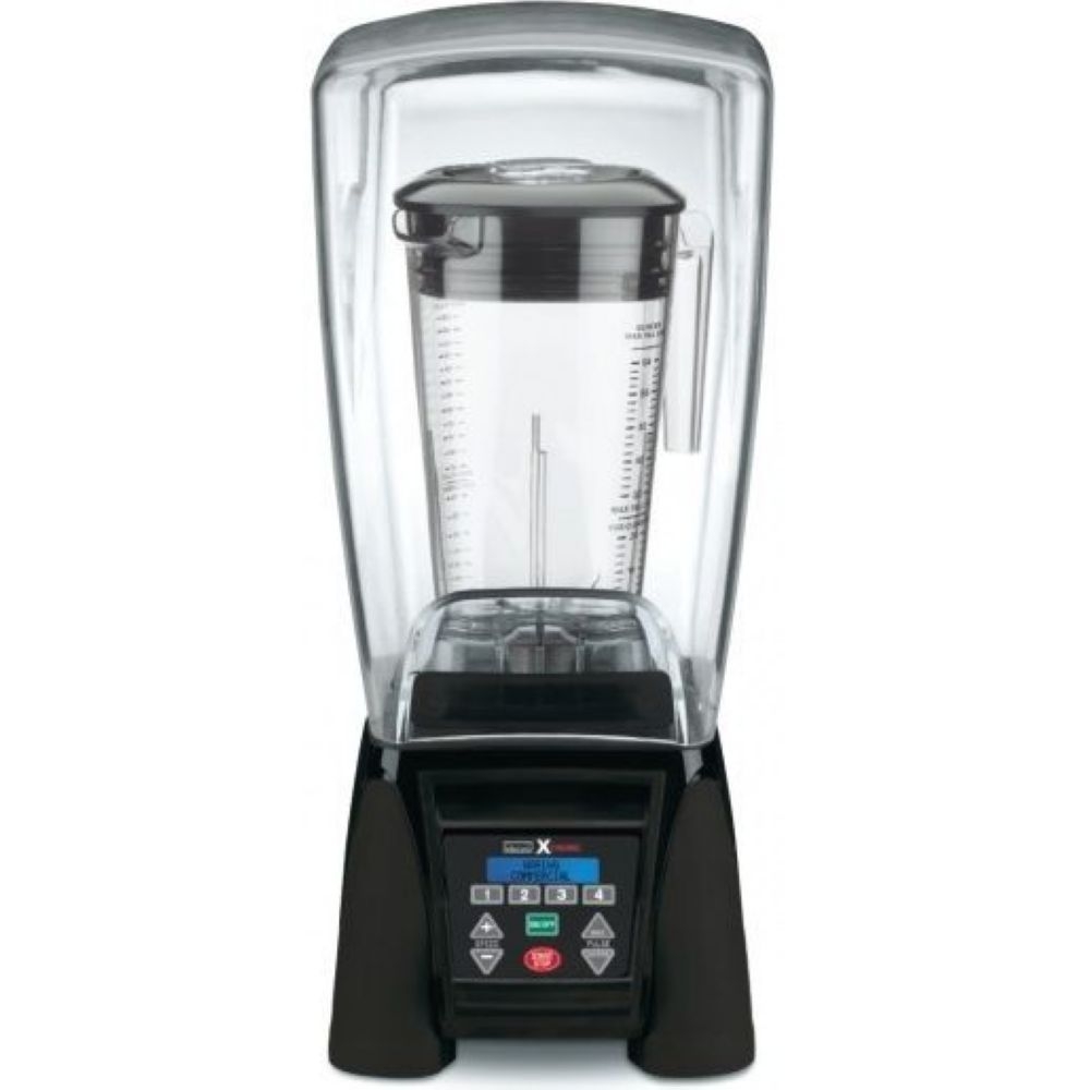 Waring Commercial Reprogrammable Hi Power Blender with Sound Enclosure , 21.25 x 9 x 9.5 inch.
