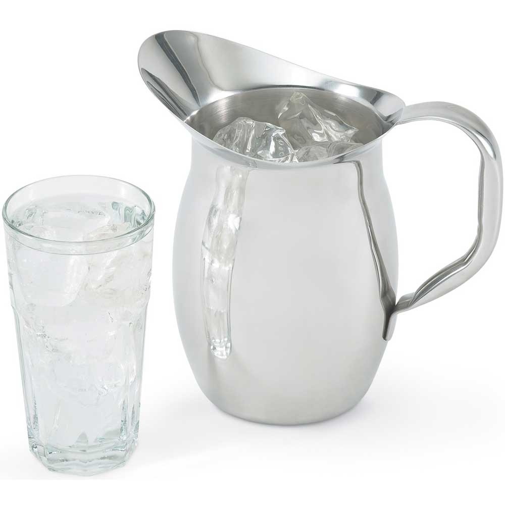 Vollrath Bell Shape Mirror Finish Pitcher -- 4 per case.