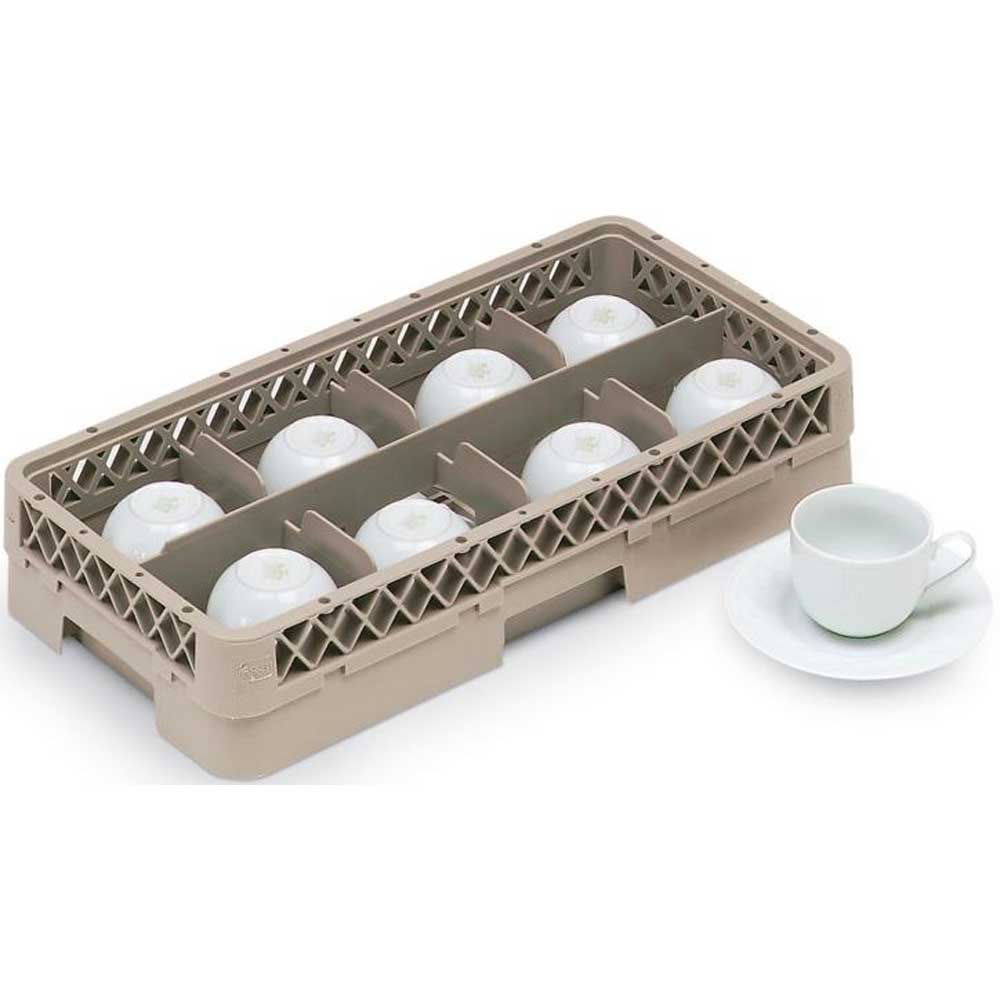 Traex Half Size 8 Compartment Glass Rack With 3 Extensions -- 2 Per Case