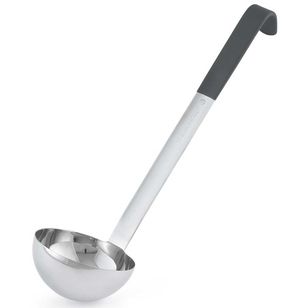 Vollrath Ladles with Black Kool Touch Handles, 8 Ounce -- 12 per case.