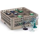 Traex Standard Beige Full Size 12 Compartment Glass Rack -- 2 per case.