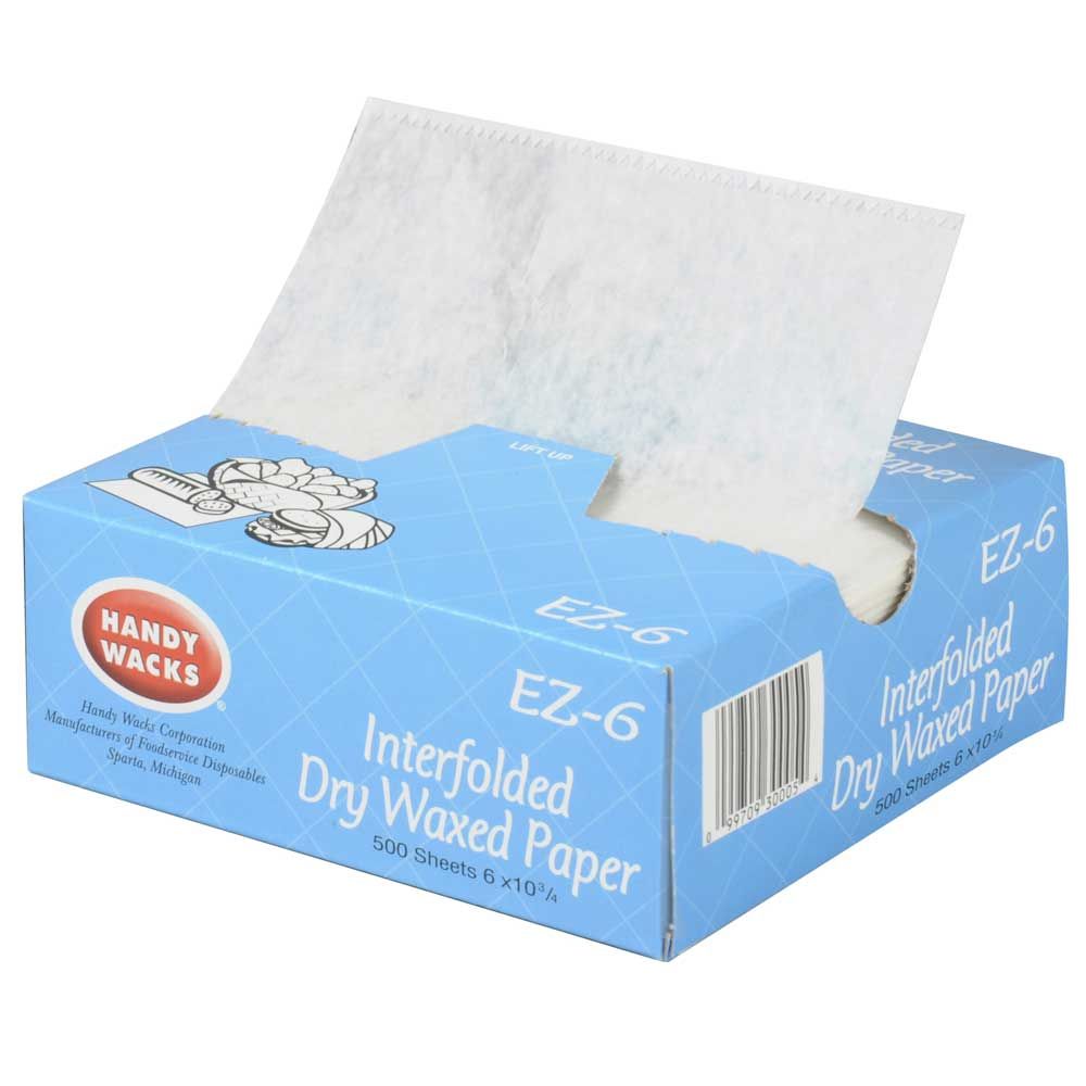 Handy Wacks Interfolded Deli Paper, 500 Sheets Count -- 12 Per Case