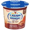 Cream of Wheat Instant To Go Maple Brown Sugar Walnut Hot Cereal, 2.29 Ounce -- 6 per case.