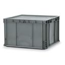 Vollrath Tote N Store Gray Chafer Box with Lid, 13 x 21.75 x 20.875 inch -- 12 per case.