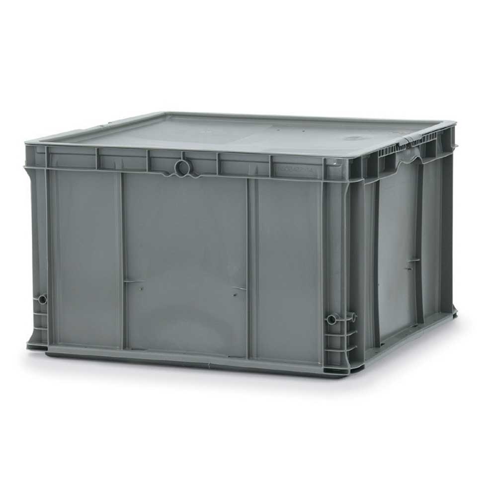 Vollrath Tote N Store Gray Chafer Box with Lid, 13 x 21.75 x 20.875 inch -- 12 per case.