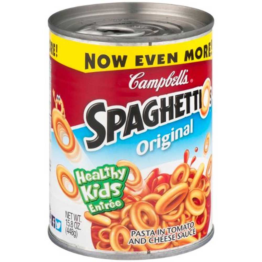 Campbell's Spaghettios Tomato Pasta, 15.8 Ounce -- 24 Per Case