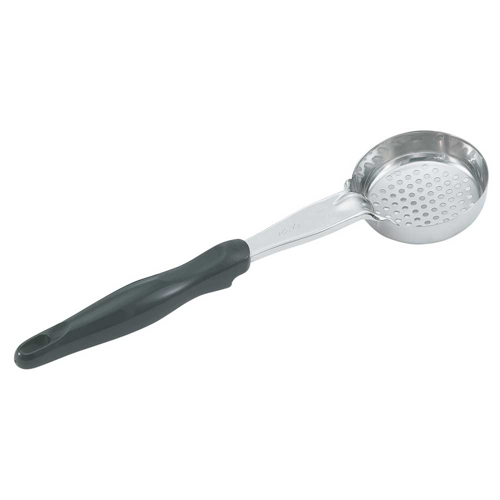 Vollrath Black Heavy Duty Perforated Spoodle, 6 Ounce -- 12 per case.